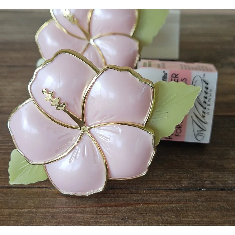 Pink Hibiscus Plug In Diffuser Set of 2 Compatible w Air Wick & Glade